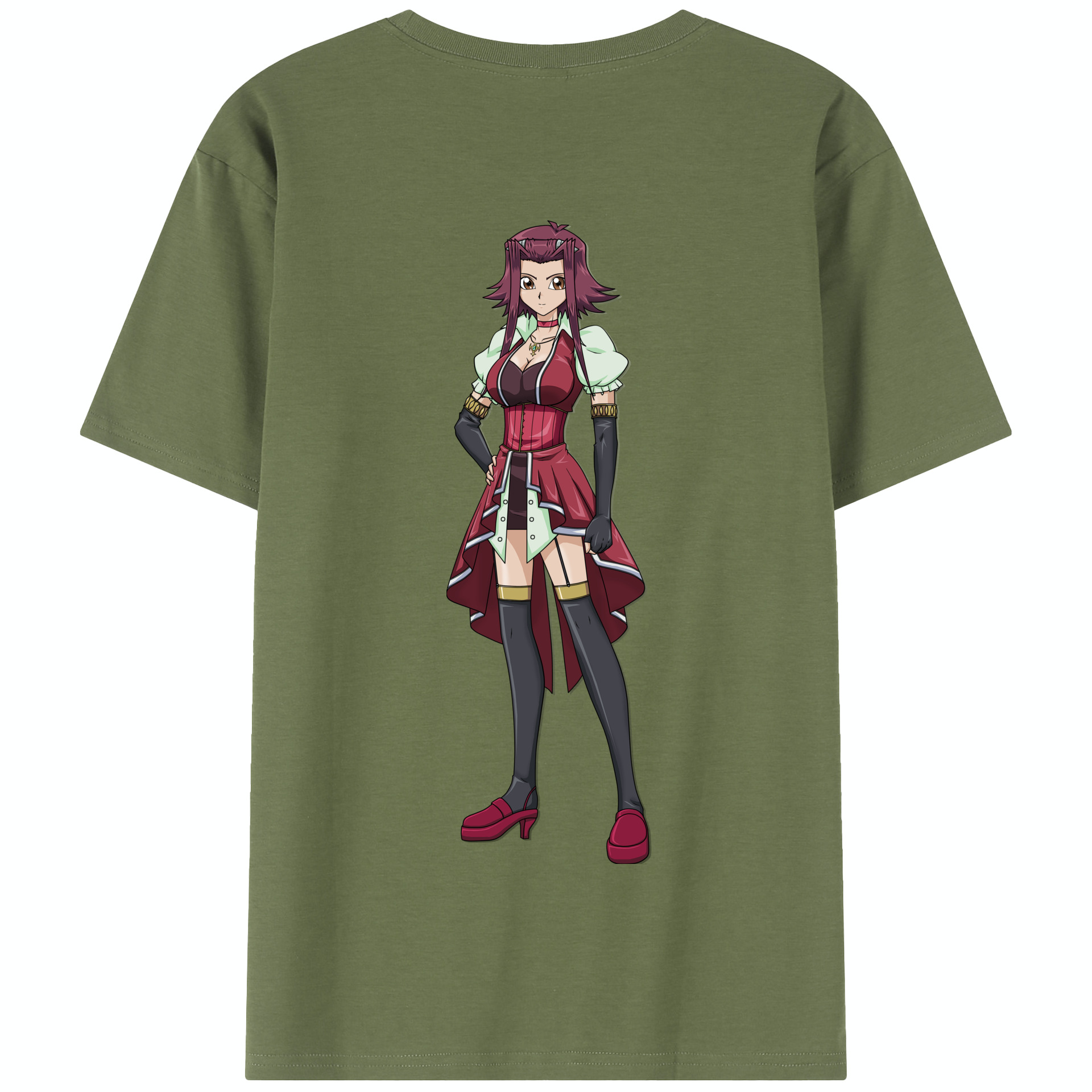 （画像用） 遊☆戯☆王 Yu-Gi-Oh! 綿100％半袖Tシャツ（背面プリント）
